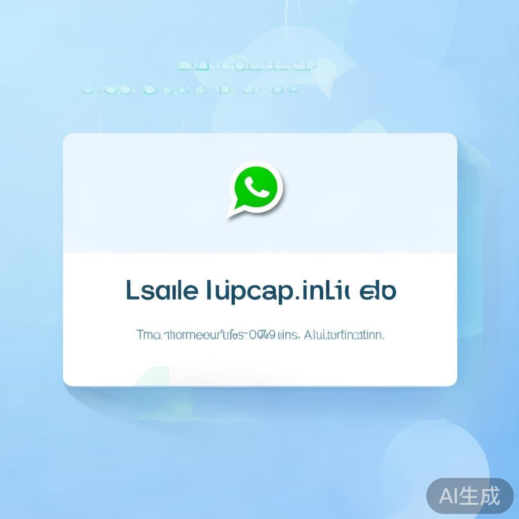 WhatsApp网页版官方登录指南，安全、便捷的聊天体验！