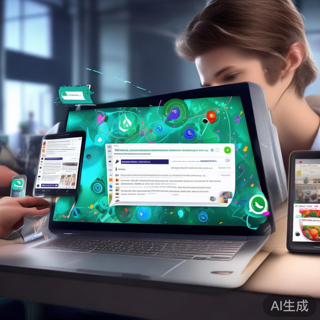 WhatsApp网页版新功能，跨屏聊天入口，轻松实现多设备同步！