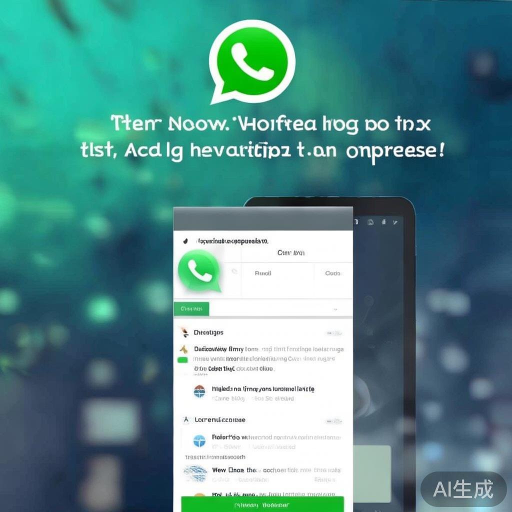 WhatsApp网页版迎来新版本更新，这些功能变化值得关注！