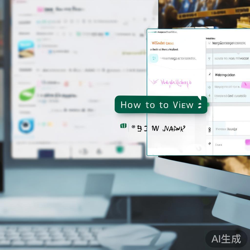 WhatsApp网页版聊天记录，如何查看、保存与管理