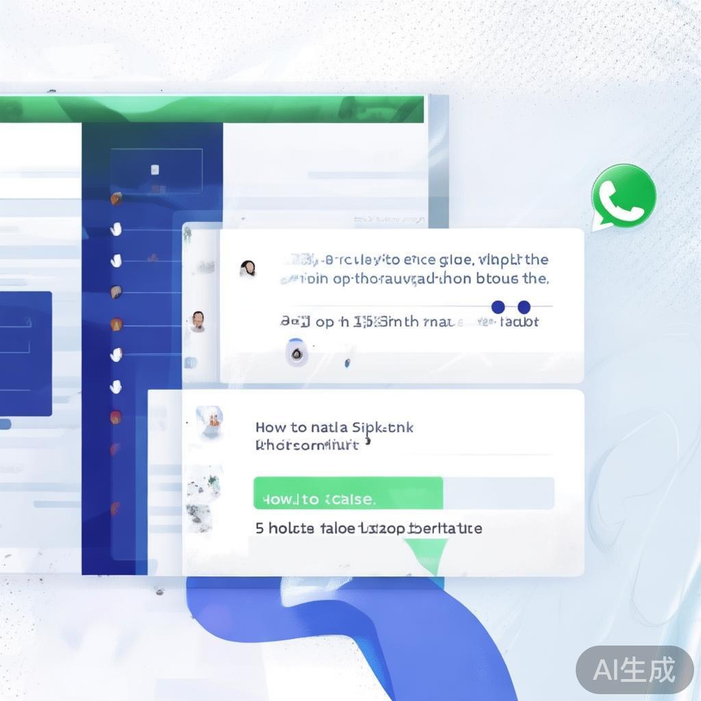 WhatsApp网页版聊天记录，如何查看、保存与迁移