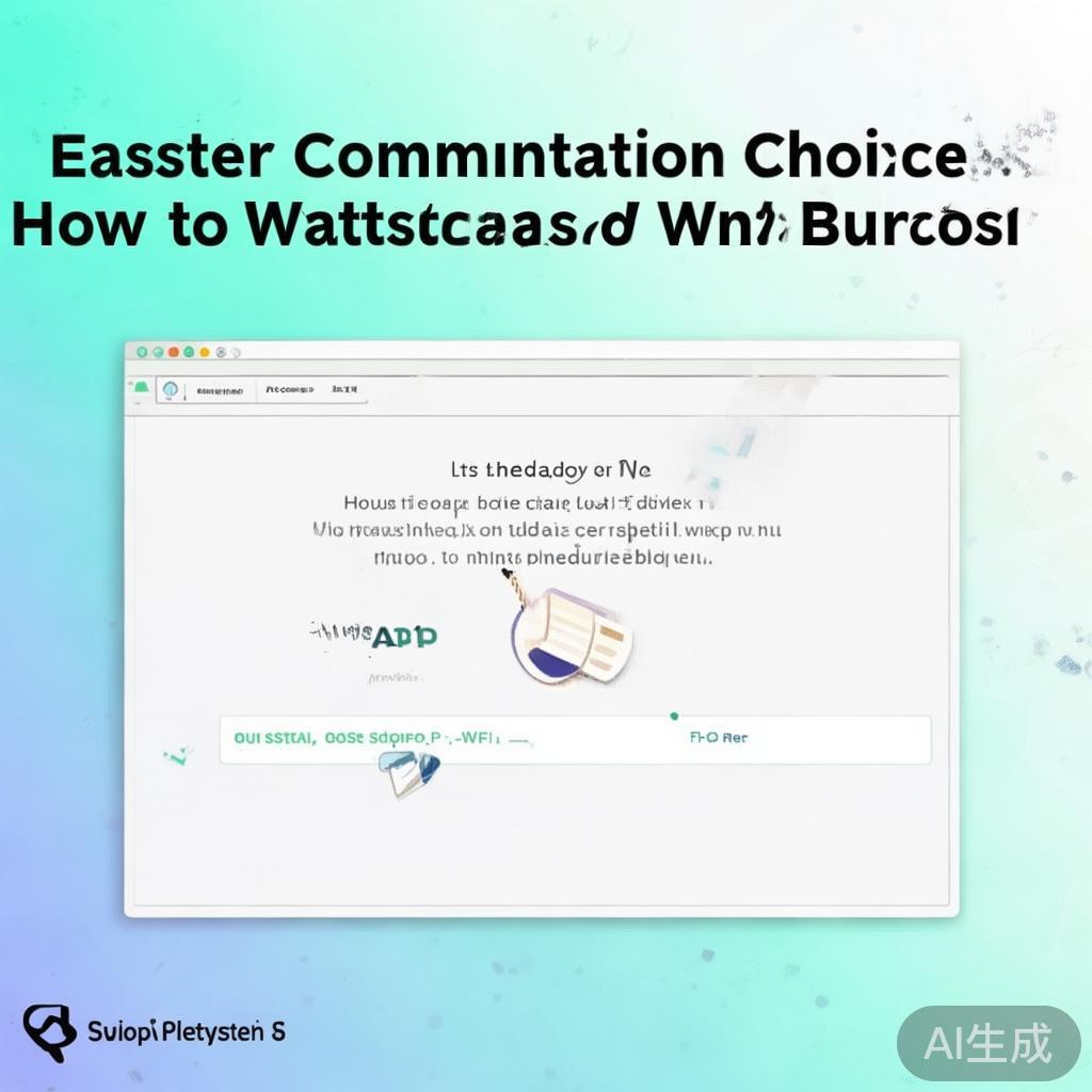 便捷沟通新选择，如何通过浏览器进入 WhatsApp 网页版