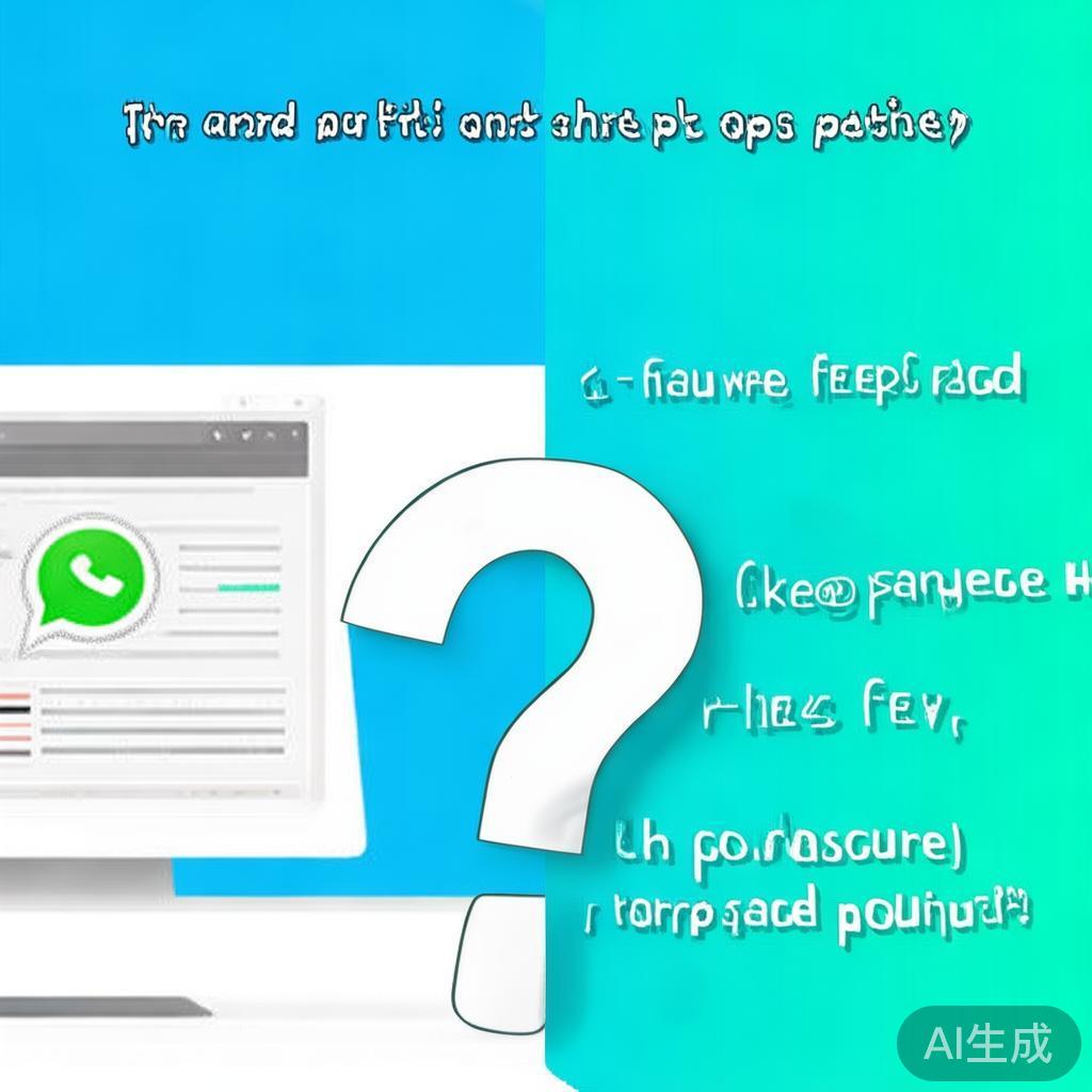 WhatsApp网页版无需付费？官方指南，如何免费安全使用电脑聊天