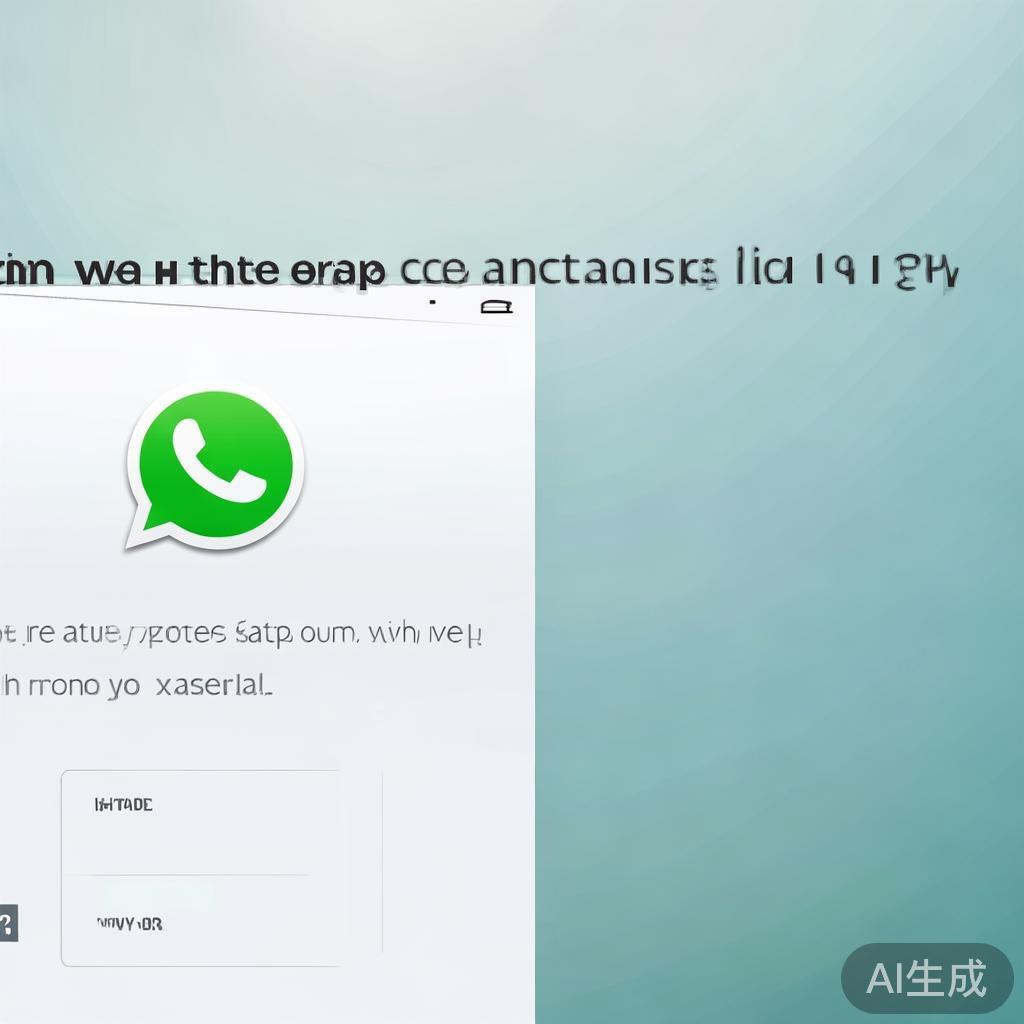 WhatsApp网页版登入口,官方入口与使用教程 WhatsApp网页版登入口,官方入口与使用教程