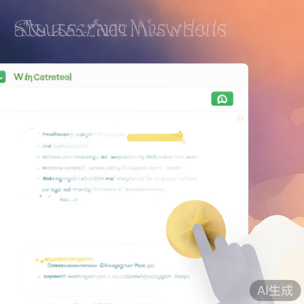 WhatsApp网页版收藏消息入口，轻松保存重要信息