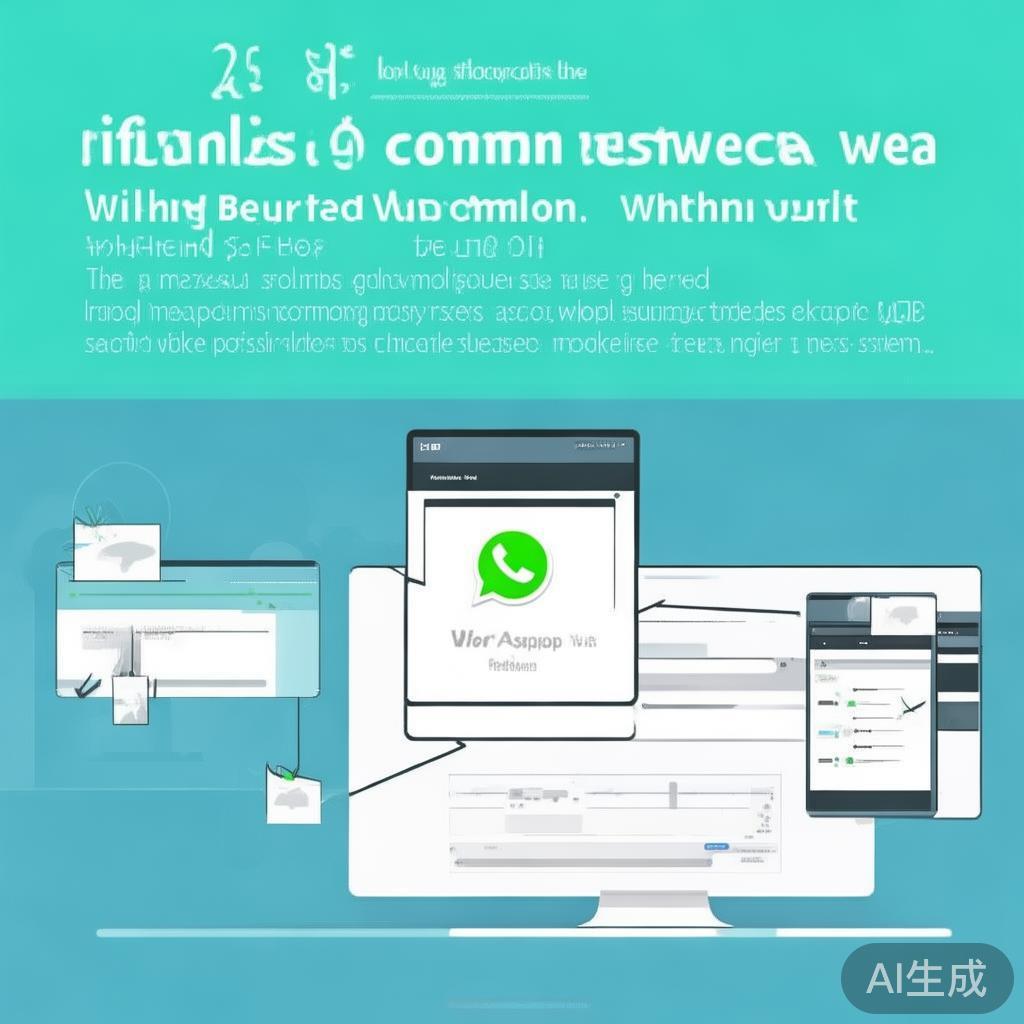 WhatsApp网页版故障修复指南，快速解决常见问题