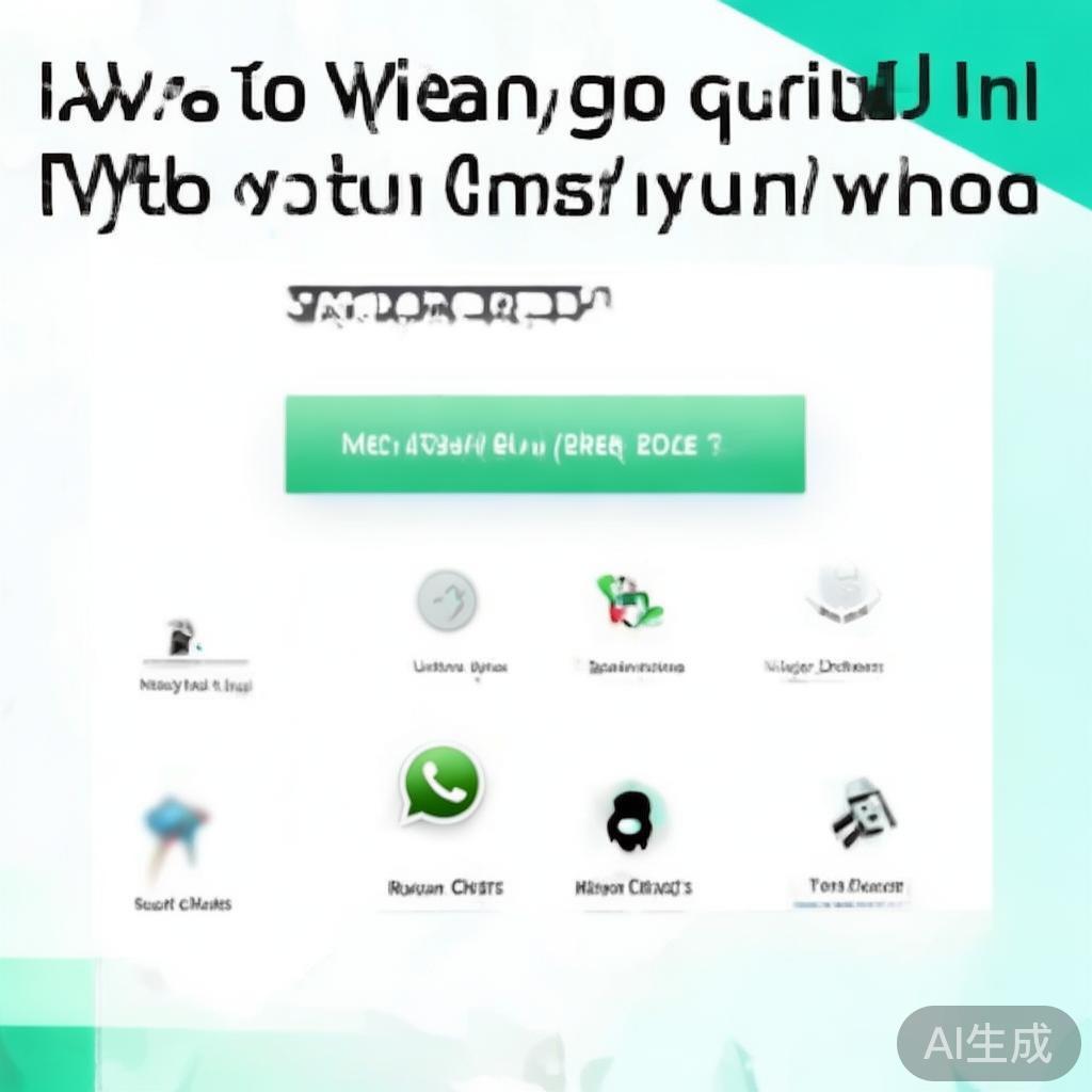 WhatsApp网页版聊天主页入口指南，如何快速访问你的聊天世界