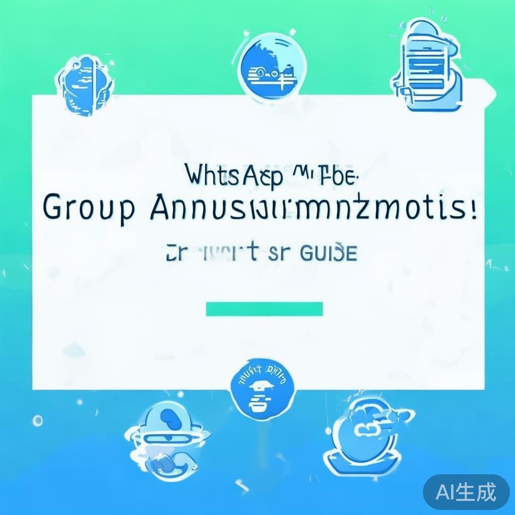 WhatsApp网页版群公告编辑指南，轻松搞定群组通知更新！