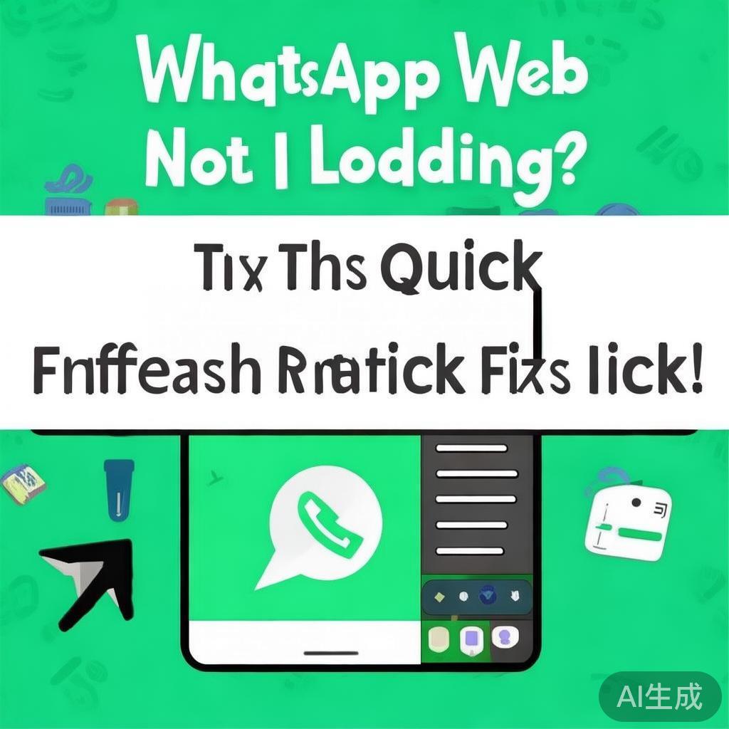 WhatsApp网页版打不开？教你一招快速刷新页面修复问题！
