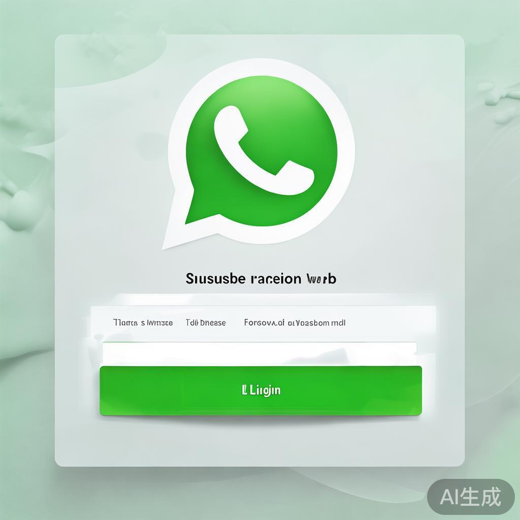 WhatsApp网页版登录界面，设计与用户体验分析