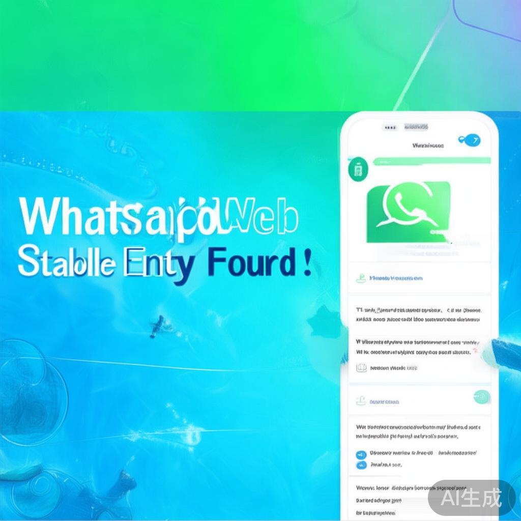 终于找到!WhatsApp网页版稳定入口,安全又便捷 终于找到!WhatsApp网页版稳定入口,安全又便捷