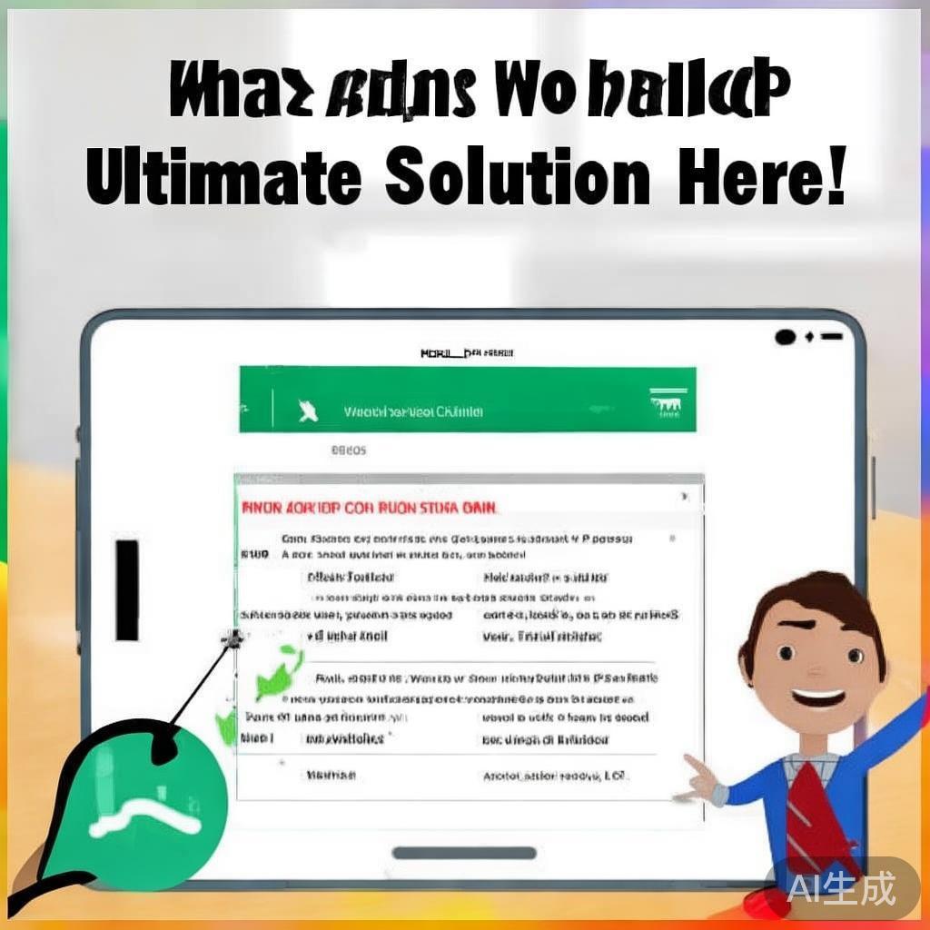 WhatsApp网页版扫码失败?终极解决方案来了! WhatsApp网页版扫码失败?终极解决方案来了!