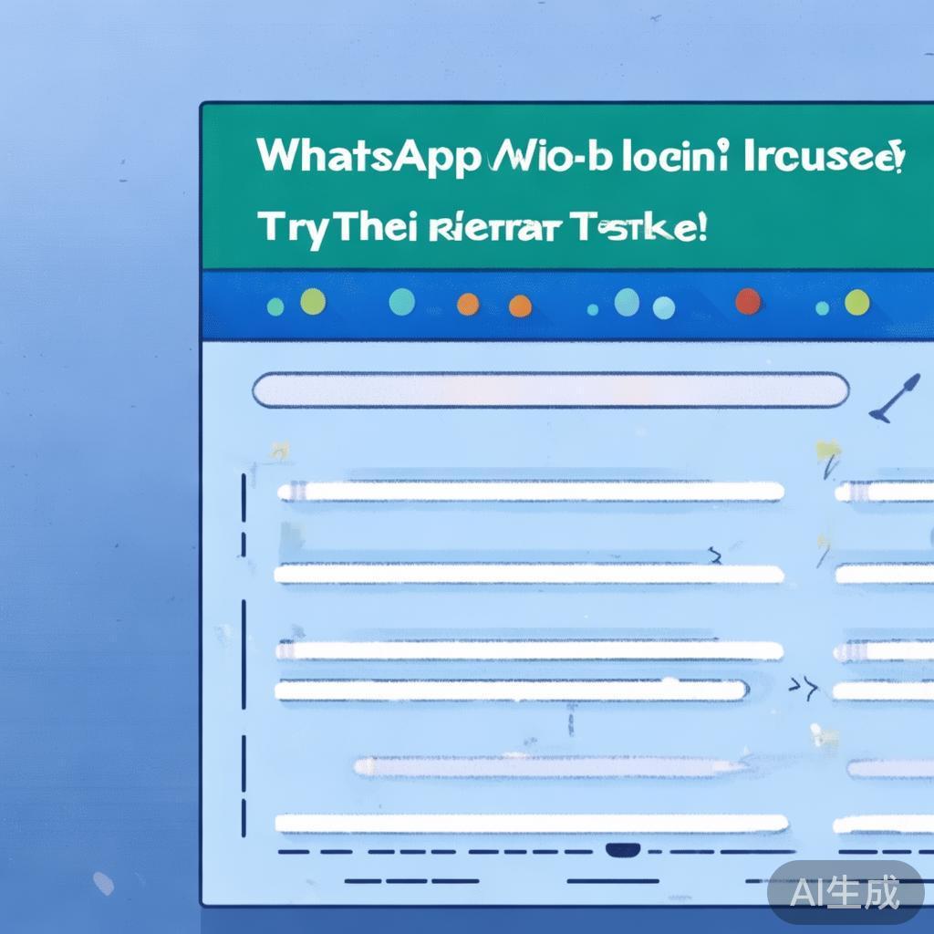 WhatsApp网页版登录出问题?试试重启这招,简单几步搞定! WhatsApp网页版登录出问题?试试重启这招,简单几步搞定!